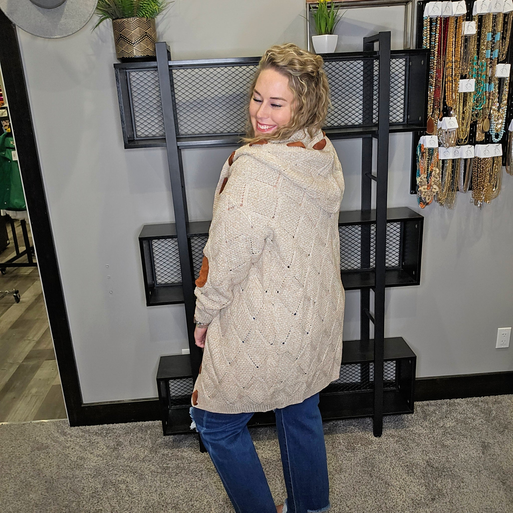 Learn As You Go Cable Knit Cardigan