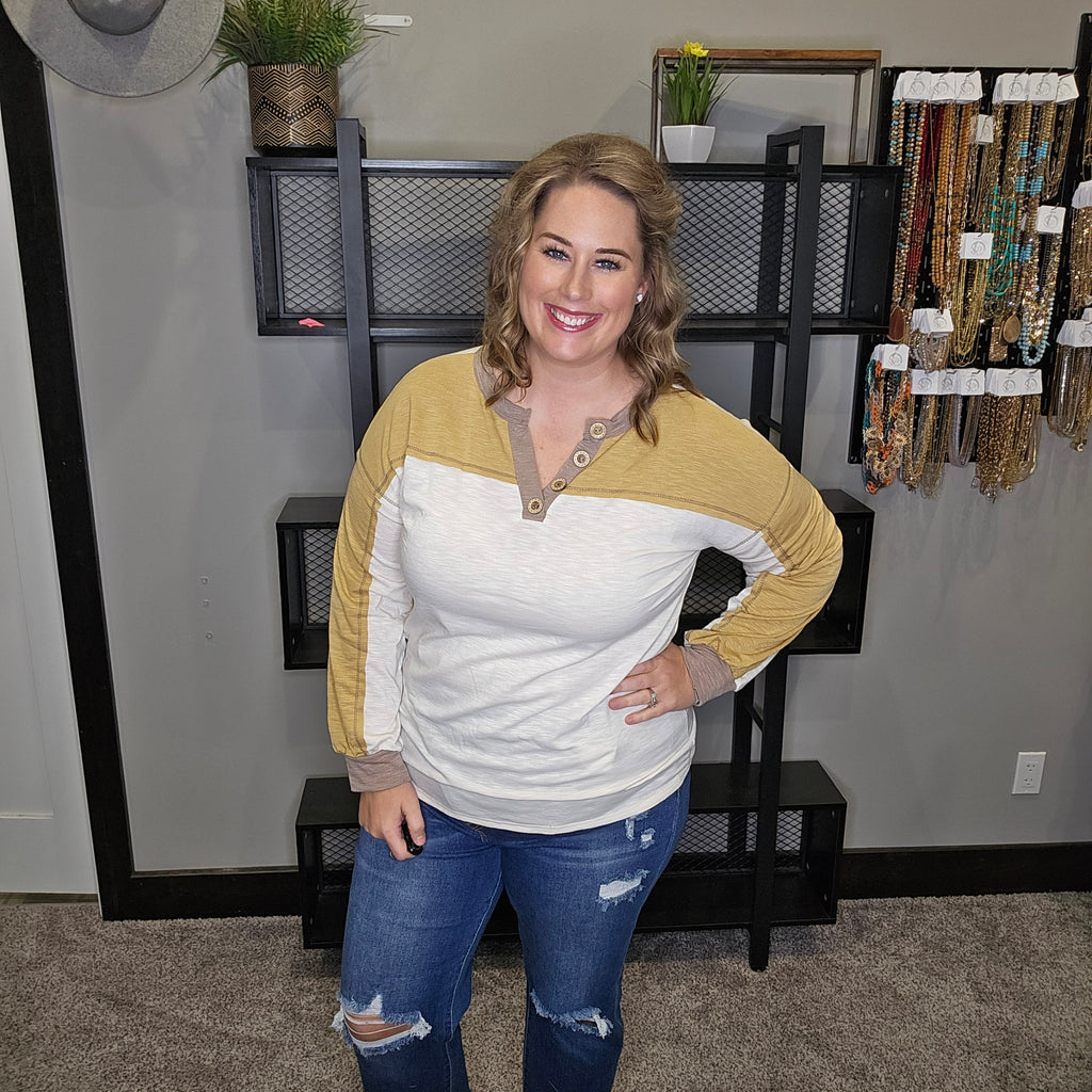 Get Your Fix Color Block Top