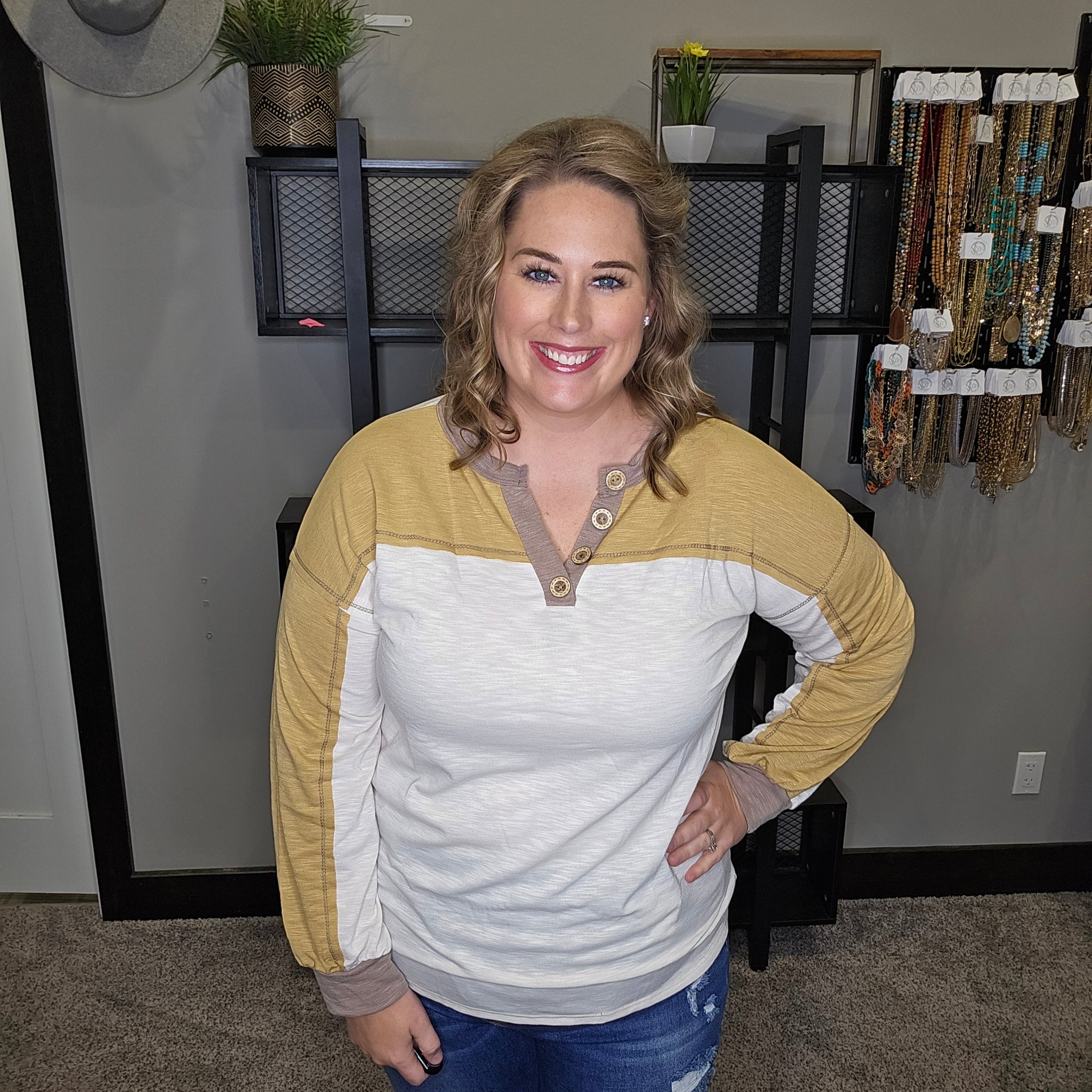 Get Your Fix Color Block Top