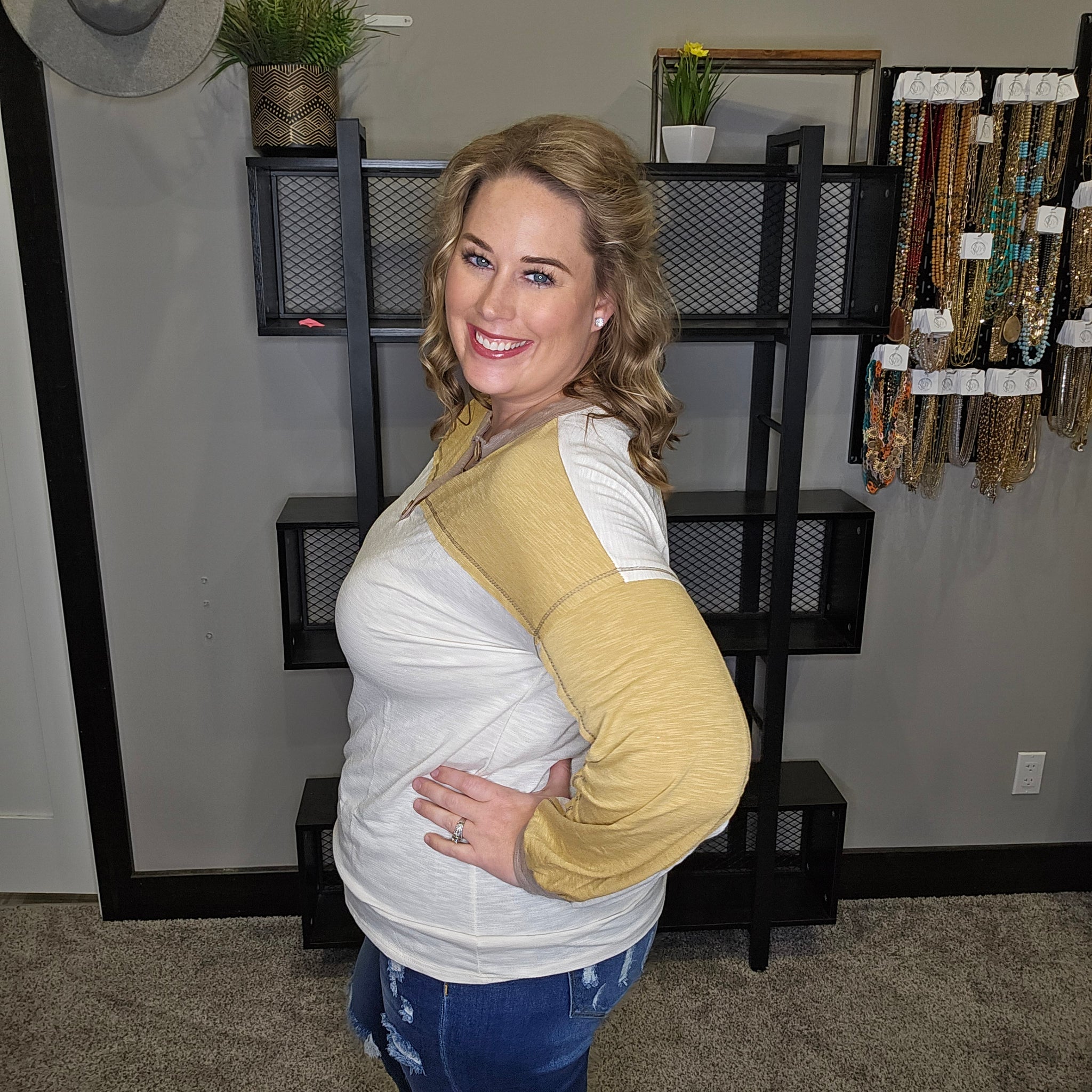 Get Your Fix Color Block Top