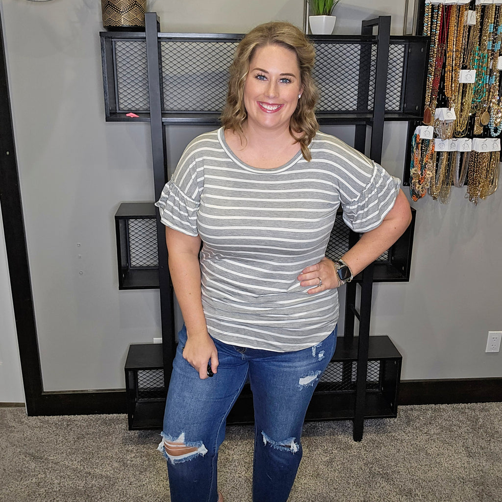 Level Up Striped Top