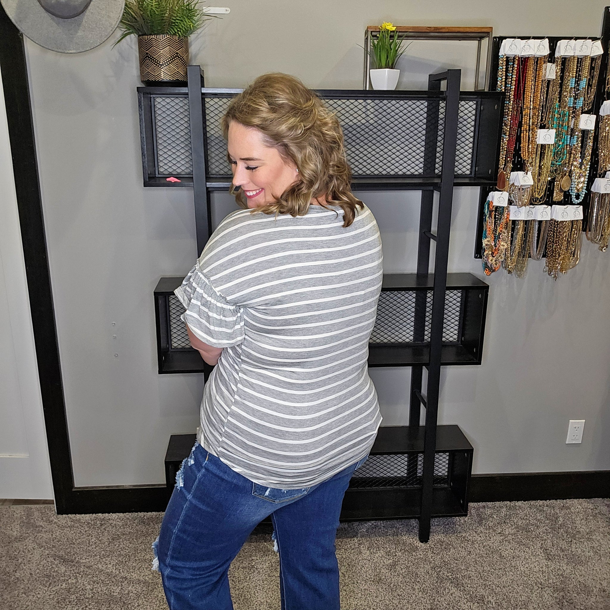Level Up Striped Top