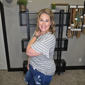 Level Up Striped Top
