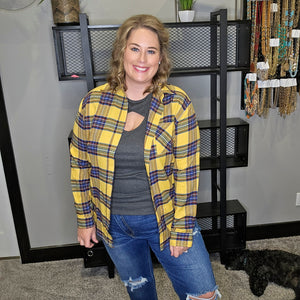 Wear It With Pride Plaid Top