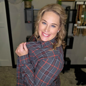 Crossing Channels Plaid Top