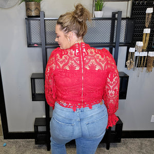 Intricate Detail Lace Top