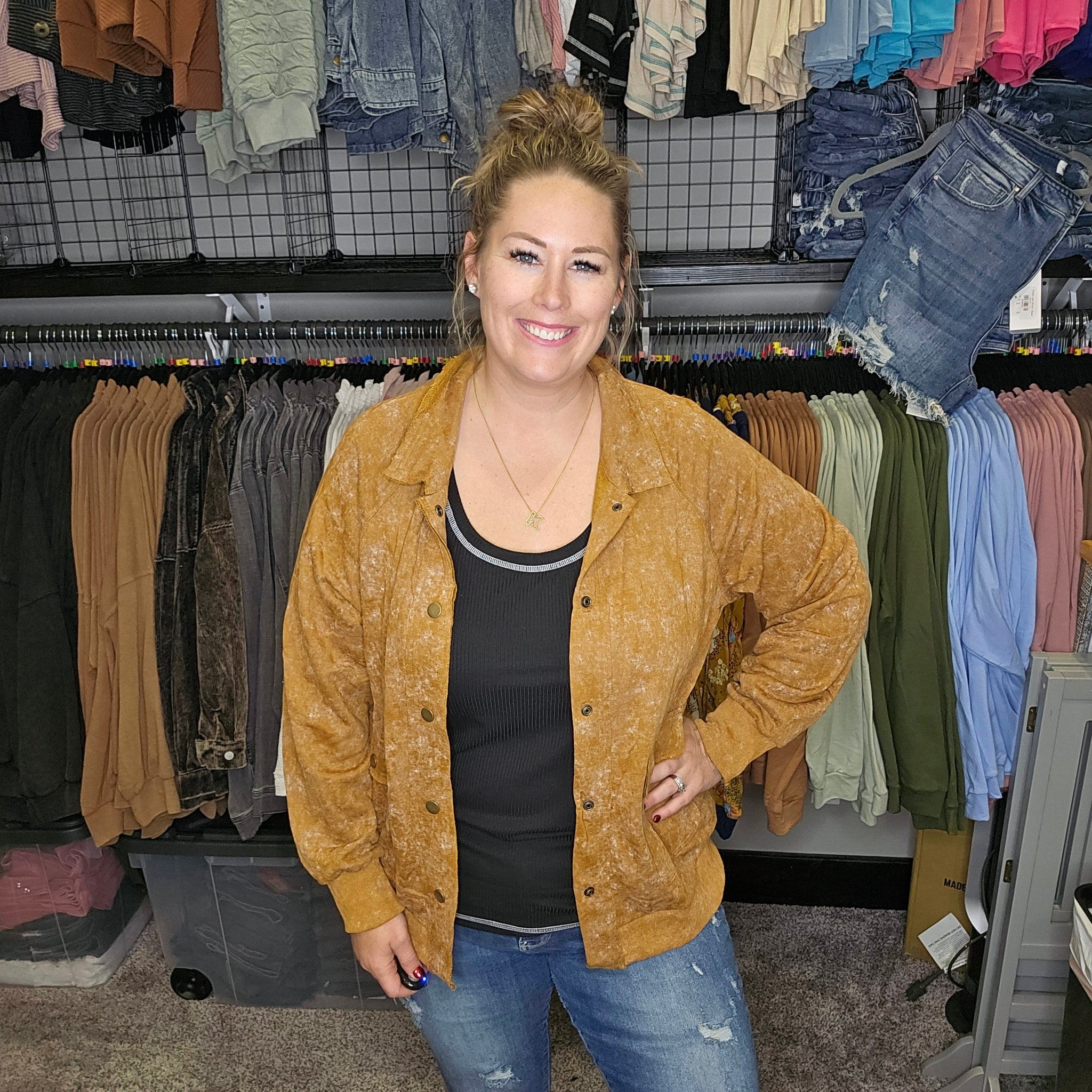 Vintage Washed Shacket