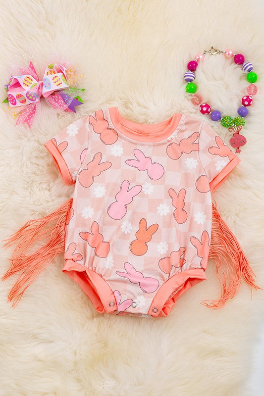KIDS - Easter Peep Fringe Onesie - Baby