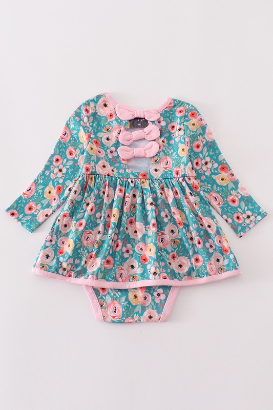 KIDS - Flower Power Dress Onesie - Baby