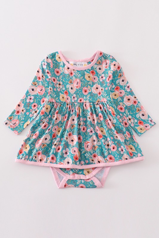 KIDS - Flower Power Dress Onesie - Baby