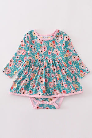 KIDS - Flower Power Dress Onesie - Baby