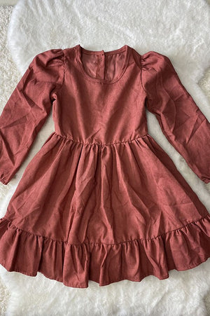 KIDS - Coral LS Dress - Toddler/Kids