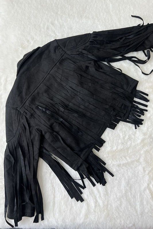 KIDS - Black Suede Jacket - Baby/Toddler/Kids