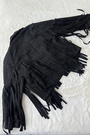 KIDS - Black Suede Jacket - Baby/Toddler/Kids