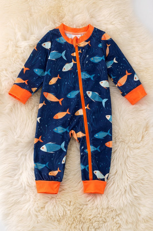 KIDS - Fisherman Romper - Baby