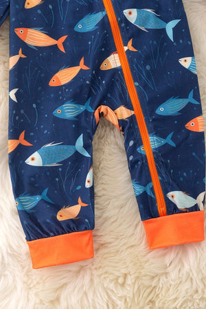 KIDS - Fisherman Romper - Baby