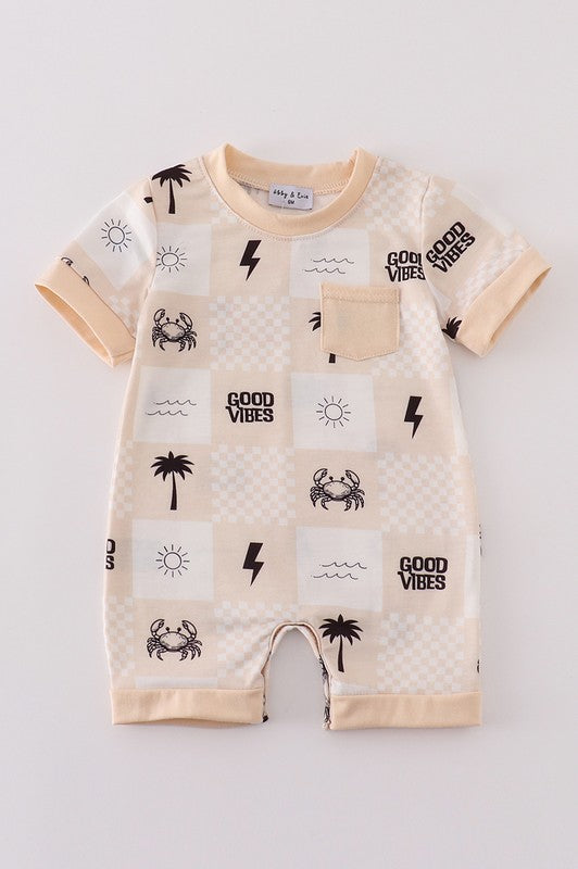 KIDS - Checkered Summer Romper - Toddler