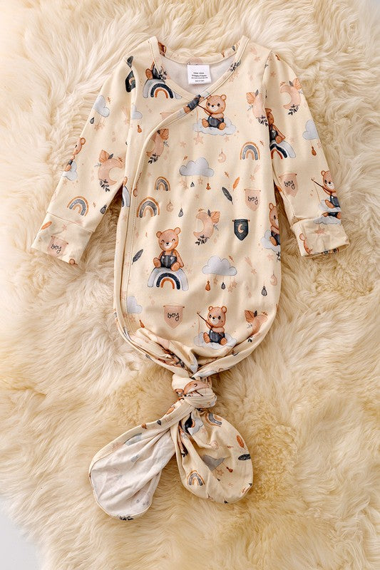 KIDS - Night Night Bear Baby Gown - Baby