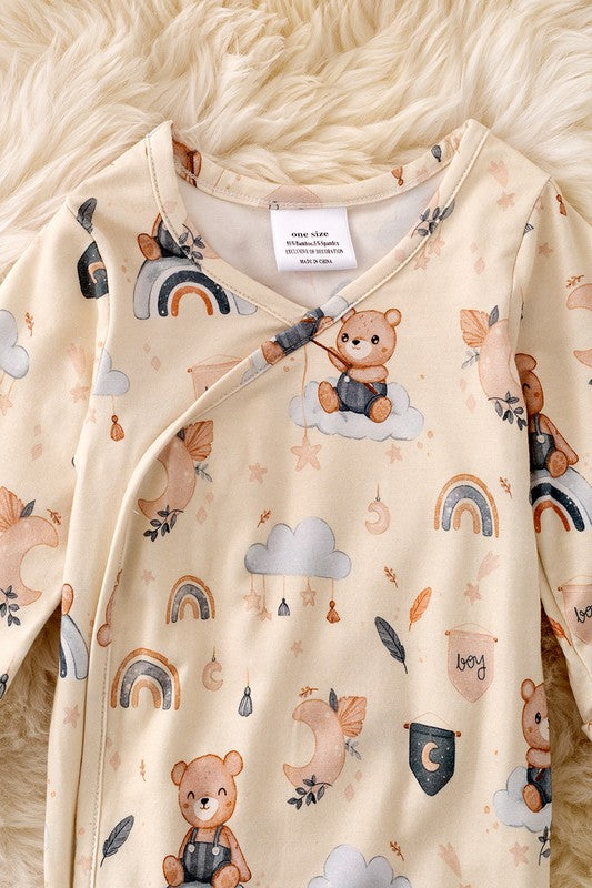KIDS - Night Night Bear Baby Gown - Baby