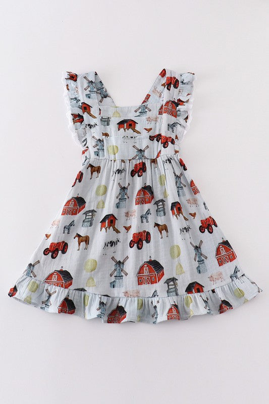 KIDS - Farm Dress - Baby/Toddler/Kids
