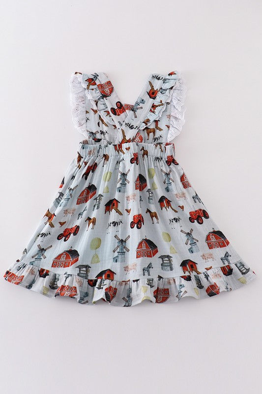 KIDS - Farm Dress - Baby/Toddler/Kids