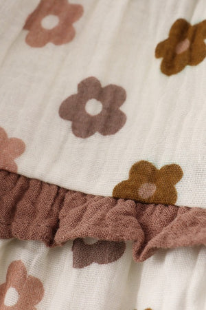 KIDS - Neutral Flower Dress - Baby/Toddler