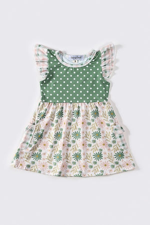 KIDS - Green Dot Dress - Toddler/Kids