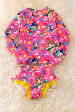 KIDS - "Bluey" Swimsuit Set - Baby/Toddler/Kids