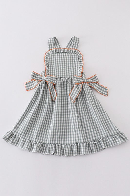 KIDS - Gingham Dress Overall Dress - Baby/Toddler/Kids