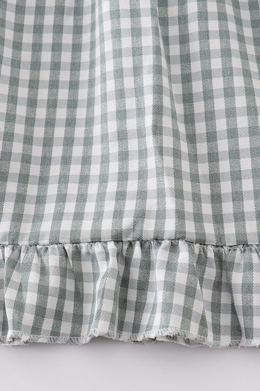 KIDS - Gingham Dress Overall Dress - Baby/Toddler/Kids