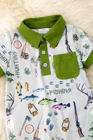 KIDS - Hunting Buddy Romper - Baby