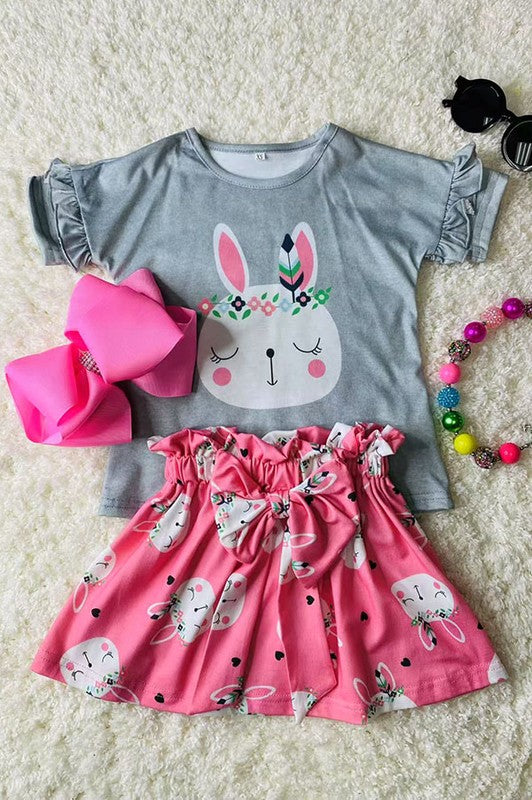 KIDS - Bunny Skirt Set - Baby/Toddler/Kids