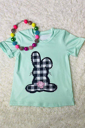 KIDS - Plaid Bunny Tee - Baby/Toddler/Kids