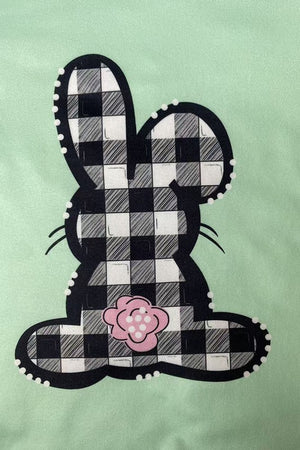KIDS - Plaid Bunny Tee - Baby/Toddler/Kids
