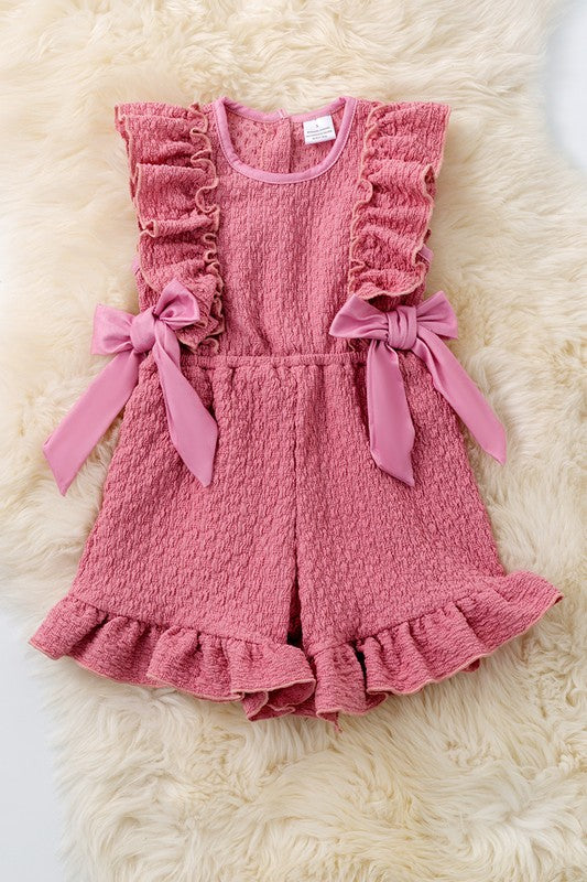 KIDS - Cable Knit Textured Romper - Baby/Toddler/Kids