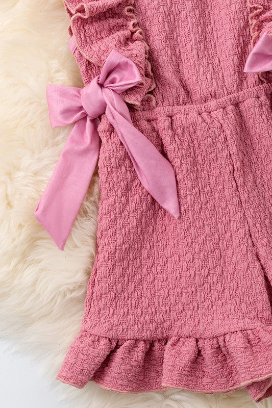 KIDS - Cable Knit Textured Romper - Baby/Toddler/Kids