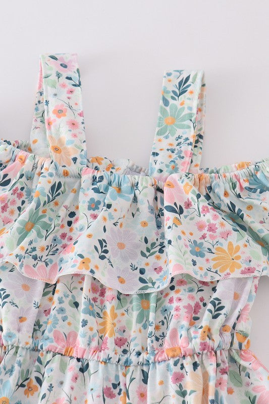 KIDS - Spring Blossom Jumpsuit - Toddler/Kids