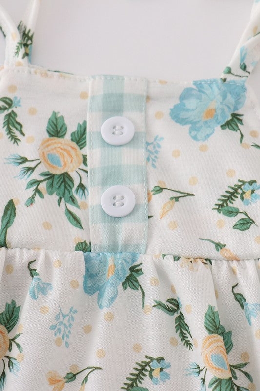 KIDS - Spring Floral Bubble Onesie - Baby/Toddler