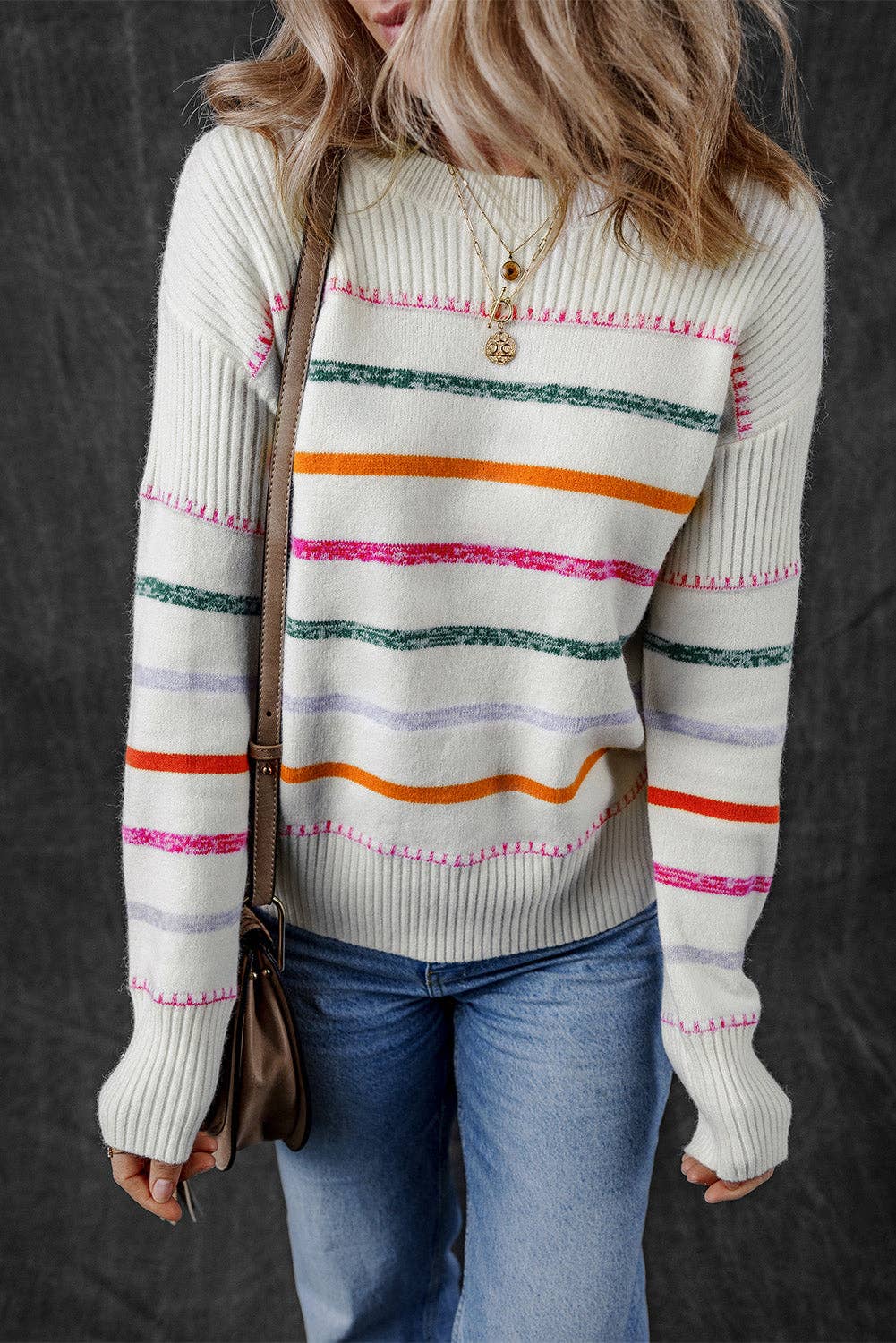 Colorful Striped Sweater