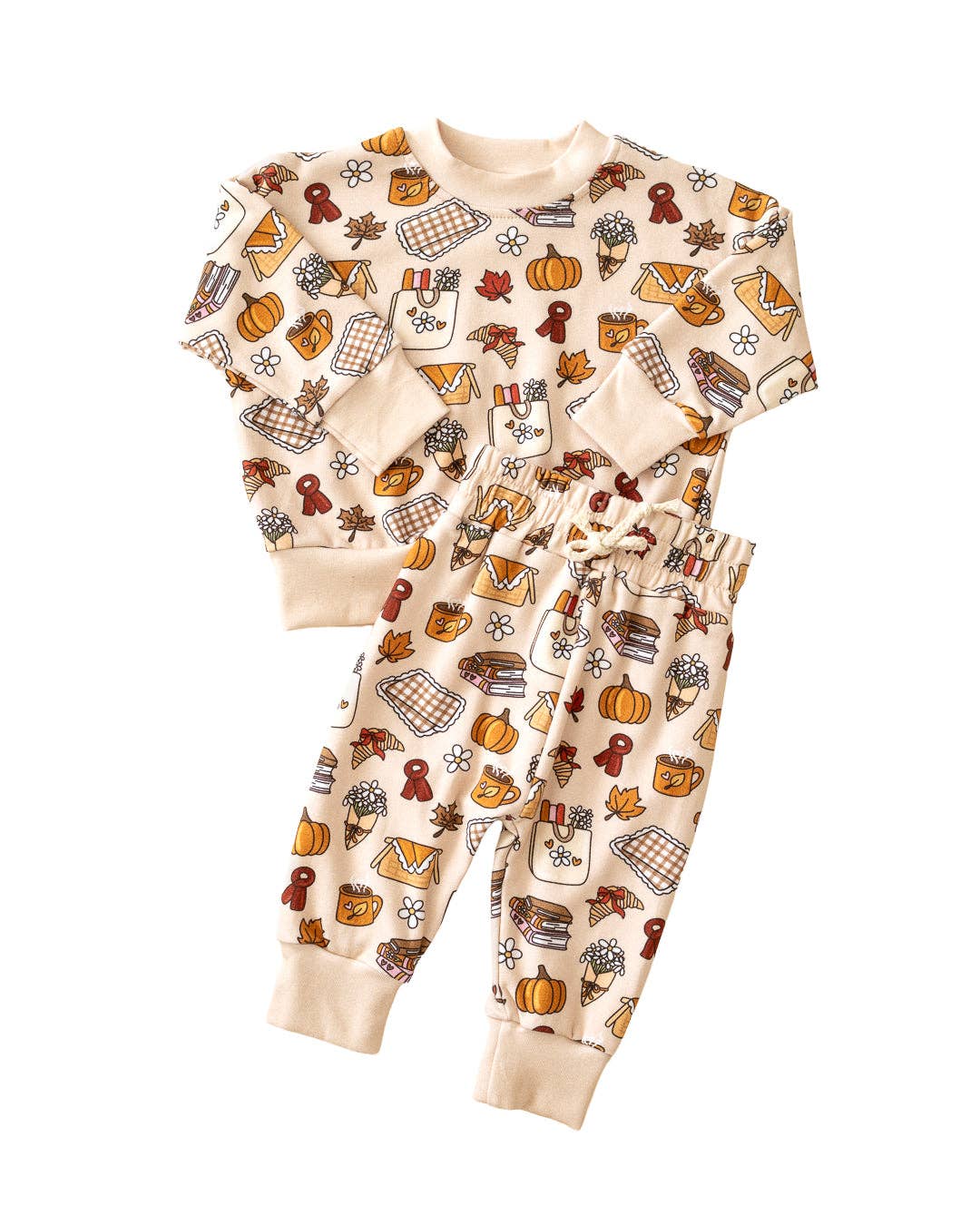 KIDS - Fall Picnic Jogger Set - Baby/Toddler