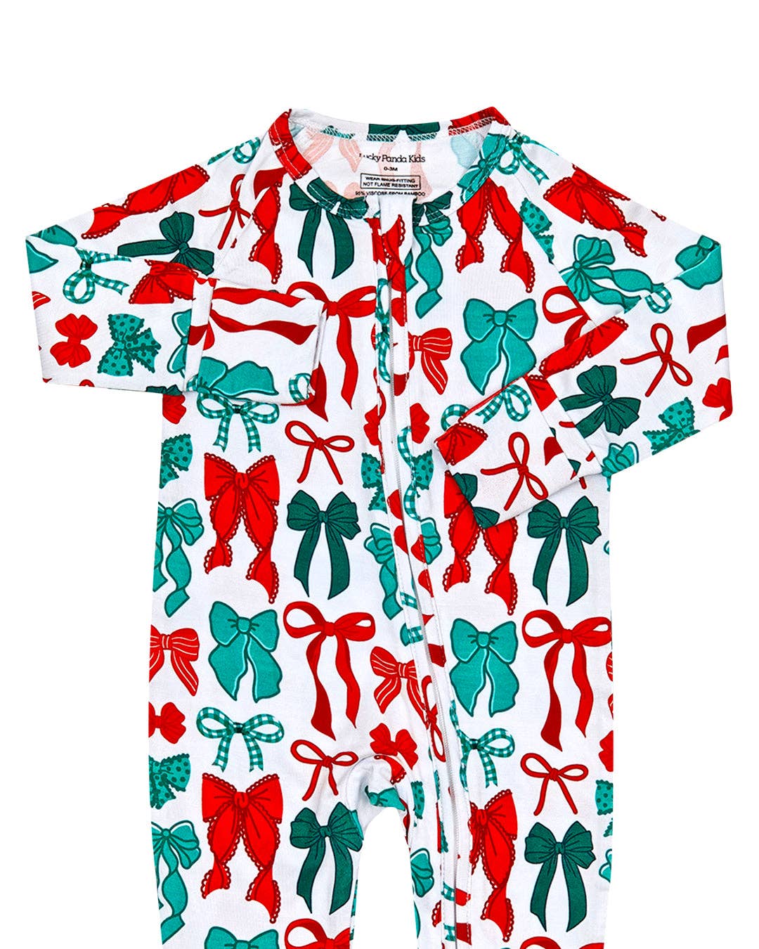 KIDS - Merry Bows Romper - Baby/Toddler