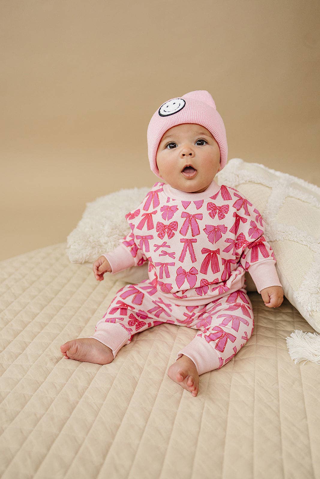 KIDS - Whimsy Bows Jogger Set - Baby/Toddler