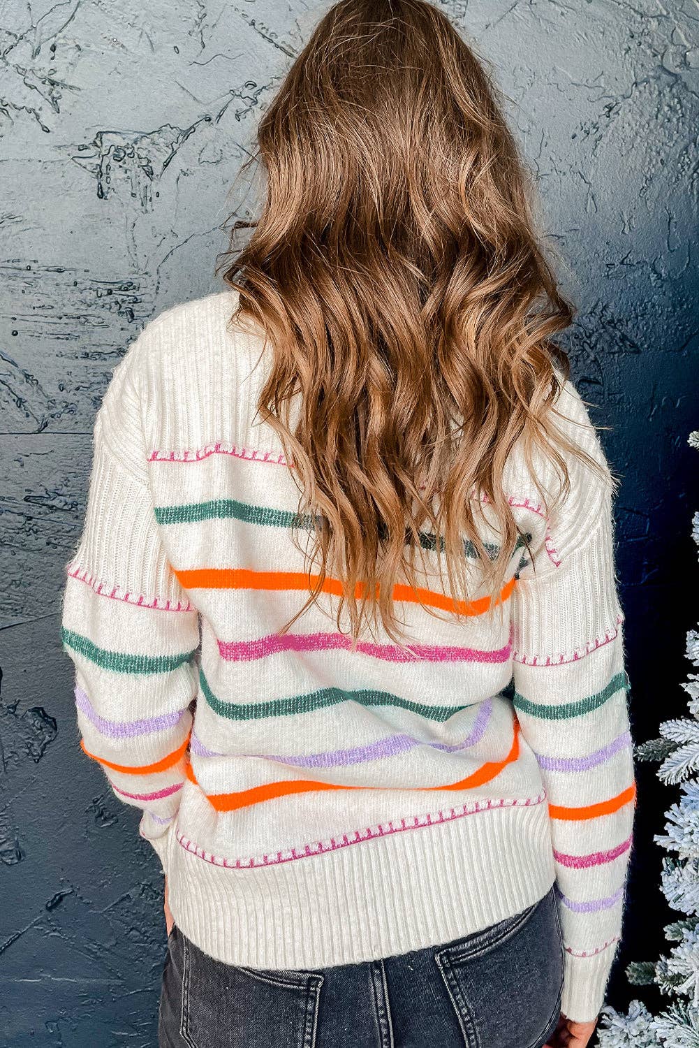 Colorful Striped Sweater