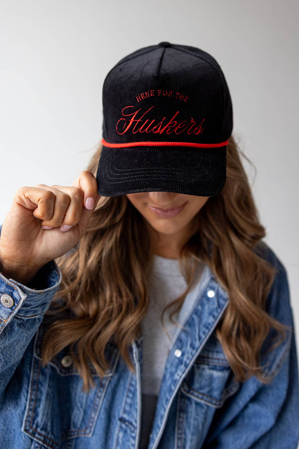 Vintage Corduroy Nebraska Hat
