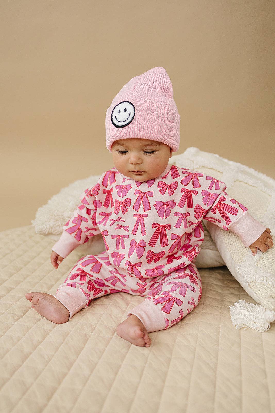 KIDS - Whimsy Bows Jogger Set - Baby/Toddler