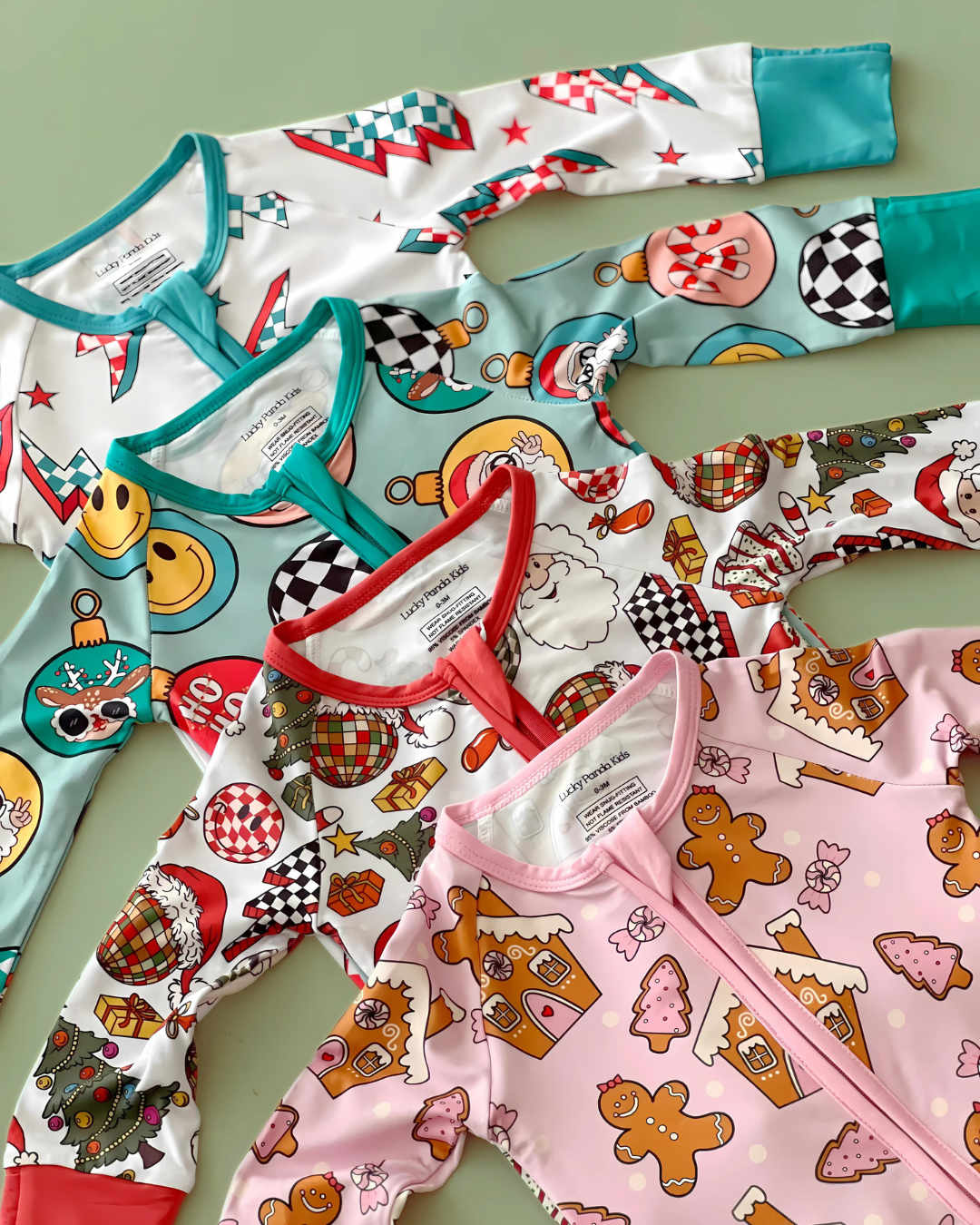 KIDS - Christmas Ornaments Romper - Baby