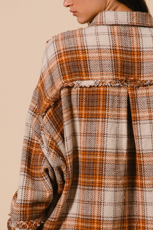 Country Up Plaid Shacket