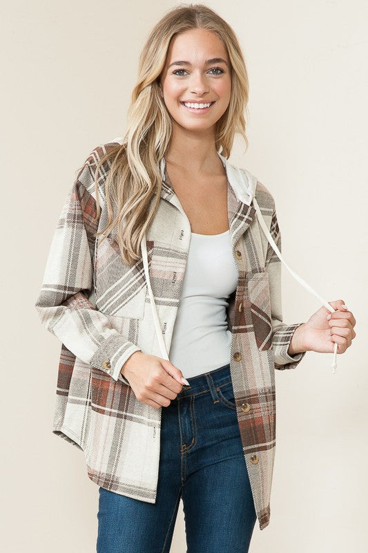 Everyone Talks Paid Shacket - Taupe