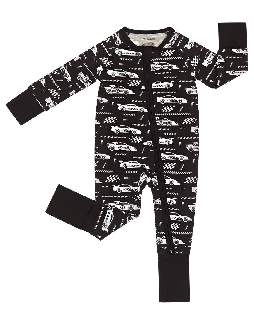 KIDS - Racecars Zip Romper - Baby