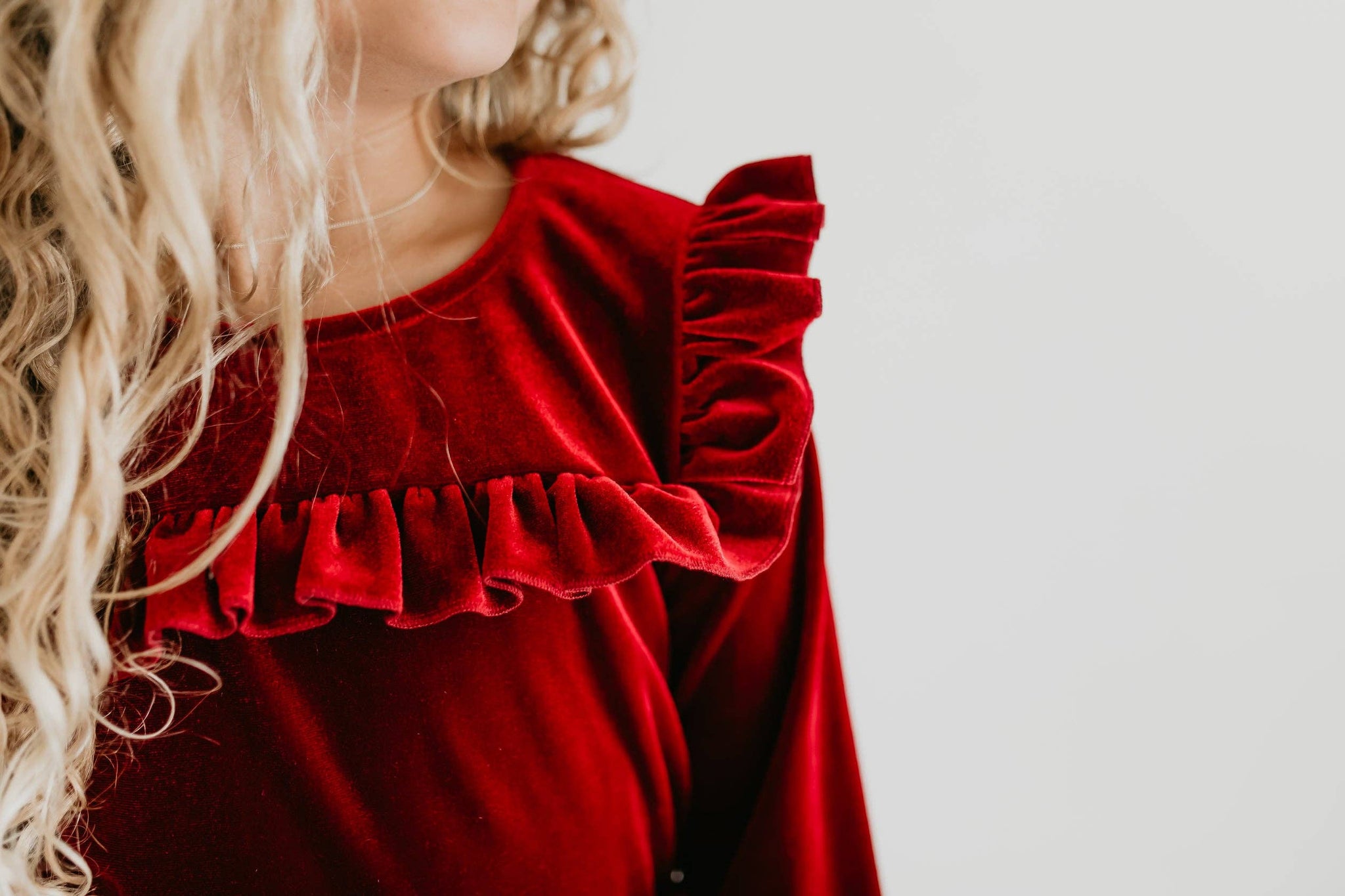 KIDS - Velvet Holiday Pant Set - Toddler/Kids